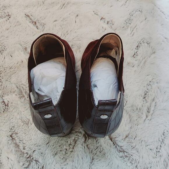 MARC FISHER BROWN SUEDE PEEP TOE HEELS SIZE 6M - Picture 4 of 7